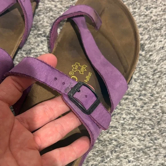 Birkenstock Purple Sandals with Buckles - Picture 4 of 8